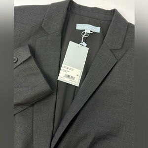 NEW Antonio Melani Women’s Sz 10 Nicole Notch Collar Wool Blazer Jacket Gray R8